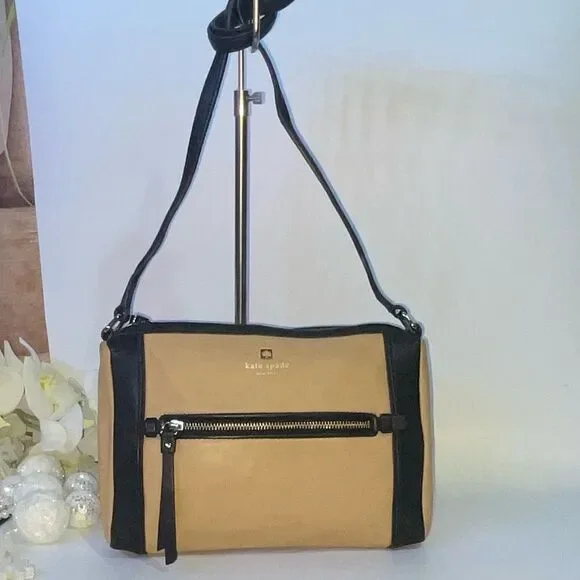 Kate Spade Two Tone Leather Crossbody Medium - Picture 2 of 10